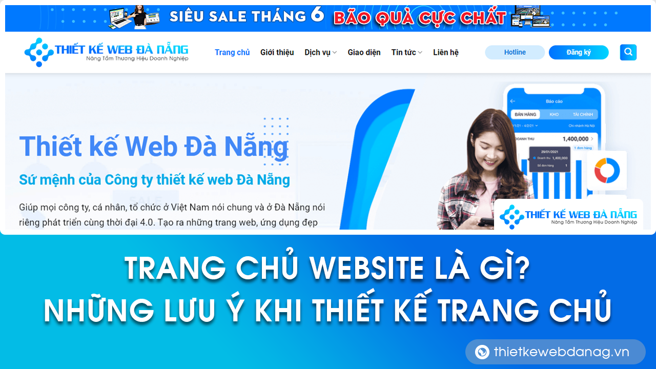 Trang chủ của website