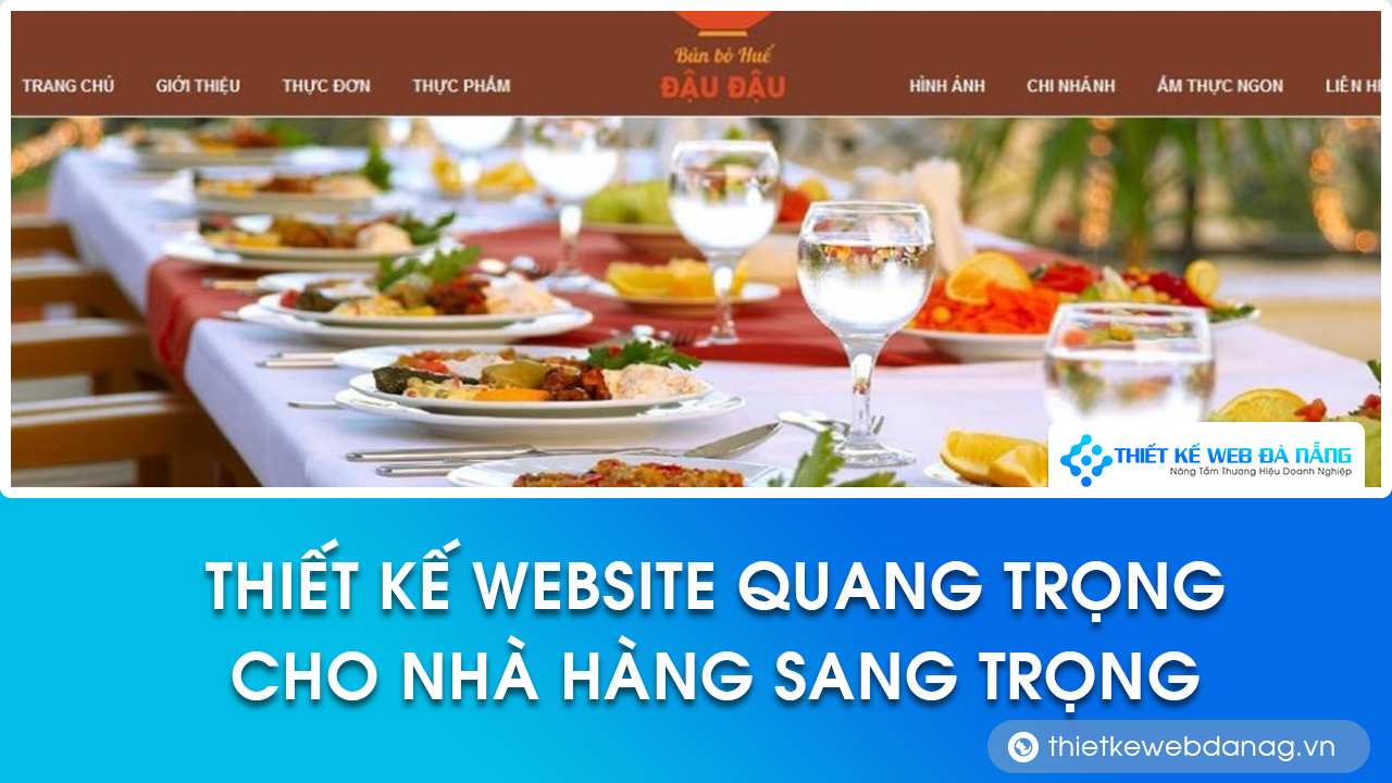 Thiết kế website nhà hàng