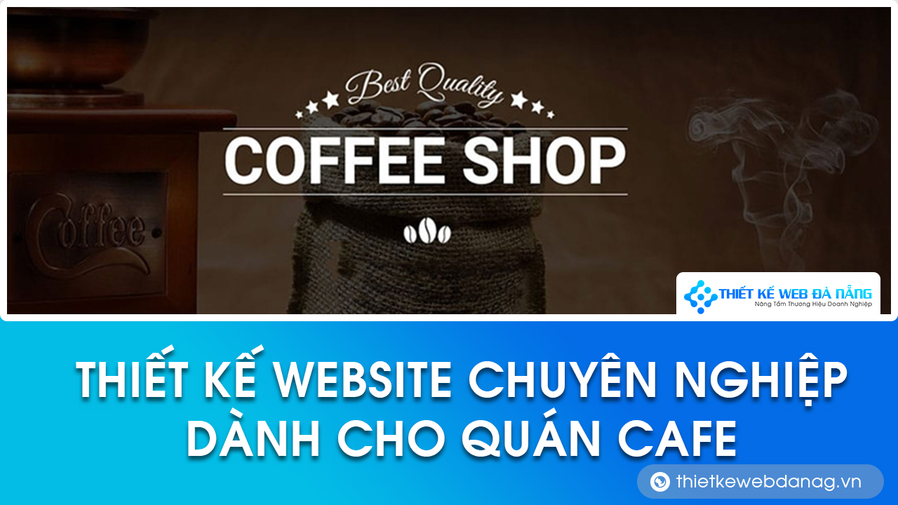 thiết kế website quán cà phê