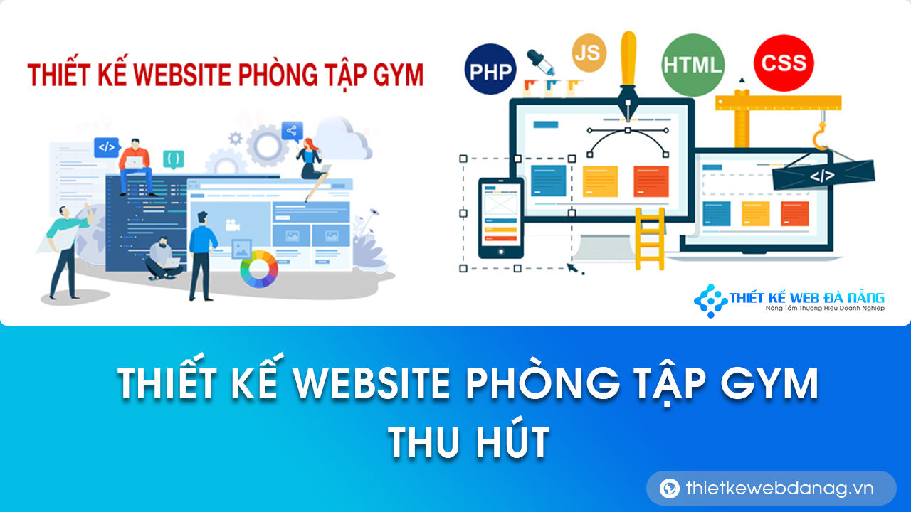 thiết kế website phòng tập gym