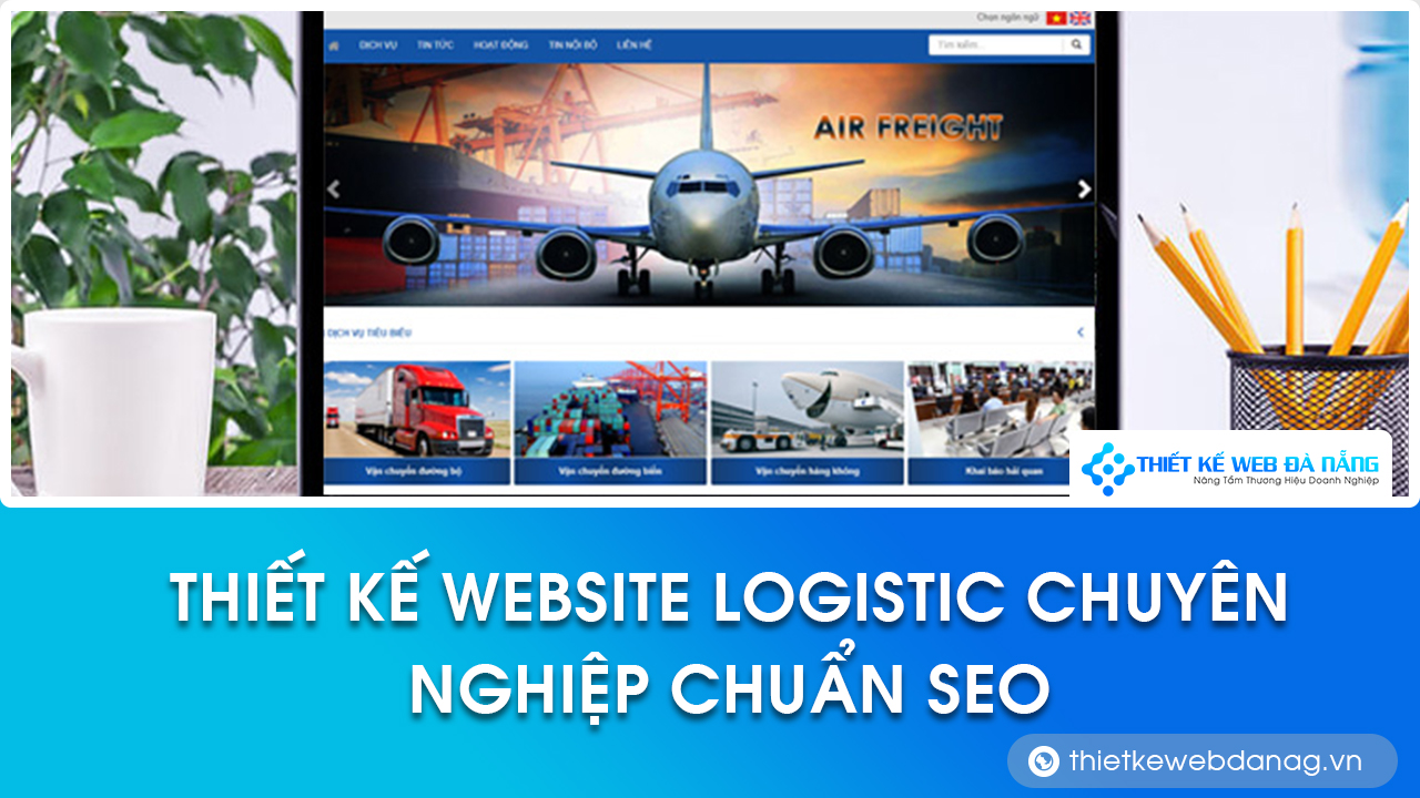 thiết kế website logistic